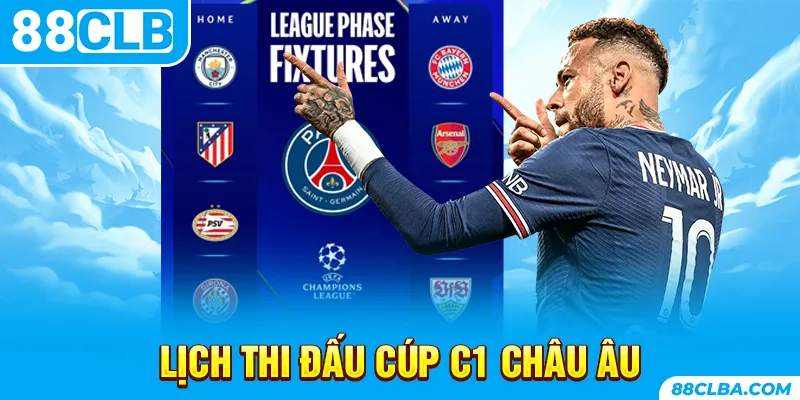 Lịch thi đấu cúp C1 châu Âu