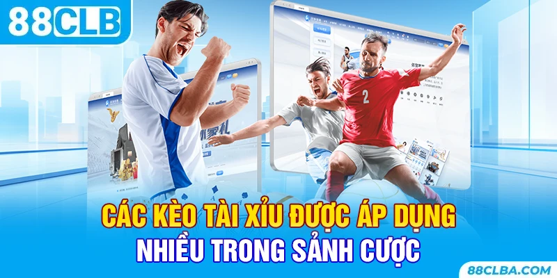 Các kèo tài xỉu được áp dụng nhiều trong sảnh cược